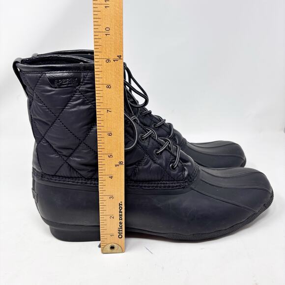 Sperry Black Quilted Rain & Snow Boots main image 7